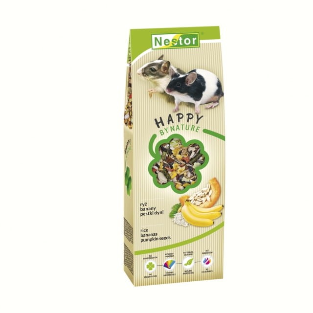 NESTOR Pokarm HAPPY BY NATURE dla myszoskoczków i myszy 370g
