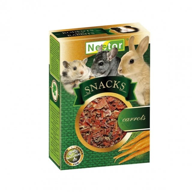 NESTOR Snacks dla gryzoni i królików - Marchewka 40g