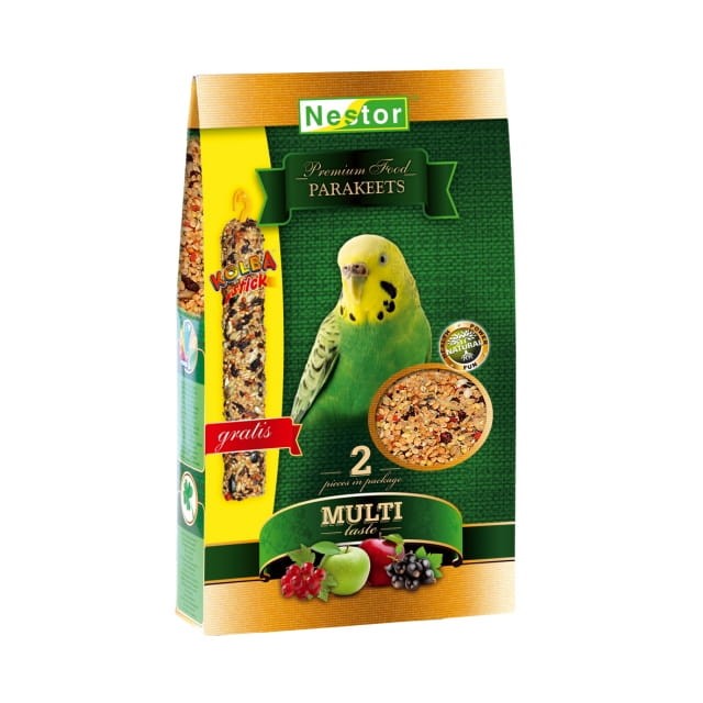 NESTOR Pokarm PREMIUM Multi-Taste dla małych papug 1400ml/940g