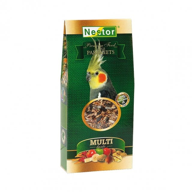 NESTOR Pokarm PREMIUM Multi-Taste dla średnich papug 500ml/290g