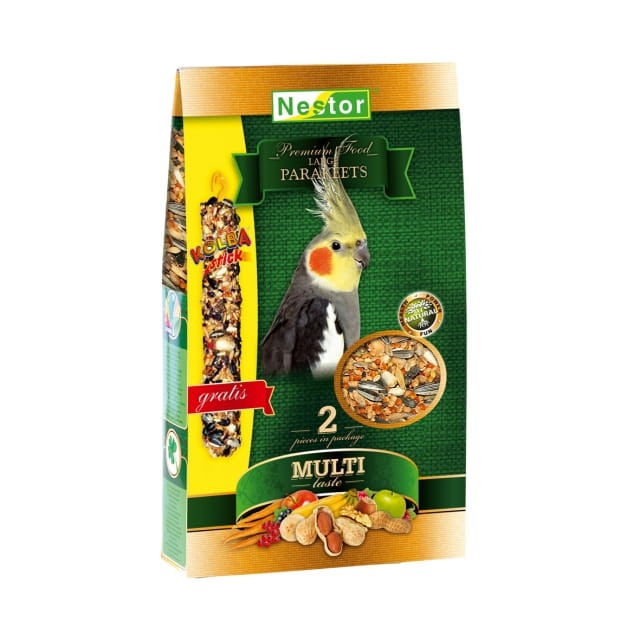 NESTOR Pokarm PREMIUM Multi-Taste dla średnich papug 1400ml/800g