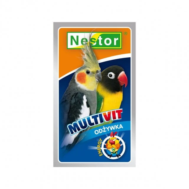 NESTOR Odżywka MULTIVIT dla średnich papug 20g