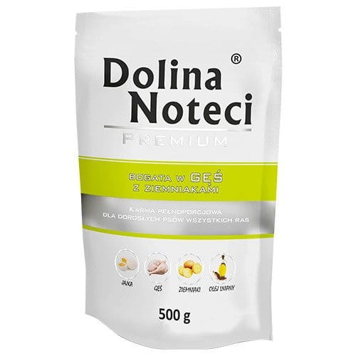 DOLINA NOTECI Premium bogata w gęś z ziemniakami - doypack 500g