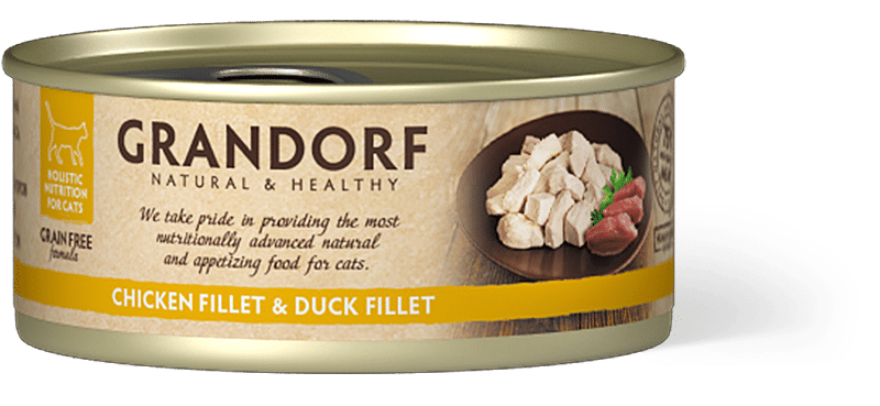 GRANDORF CAT Chicken Breast  Duck Fillet 70g