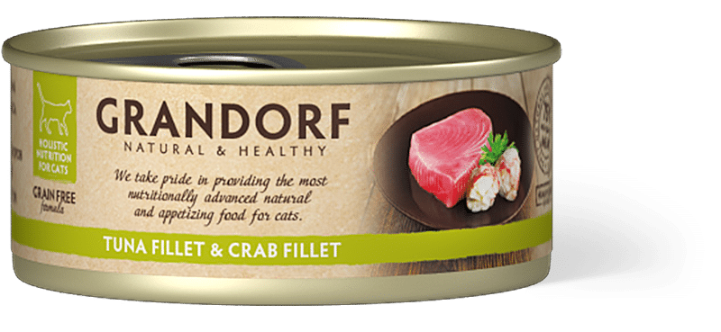 GRANDORF CAT Tuna Fillet Crab Fillet 70g