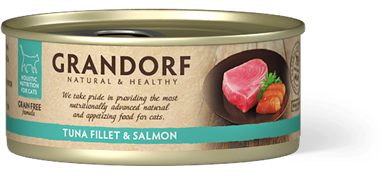 GRANDORF CAT Tuna Fillet  Salmon 70g