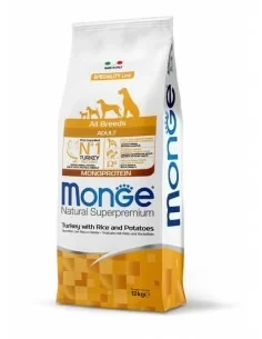 MONGE MONOPROTEIN Indyk z ryżem i ziemniakami 12kg