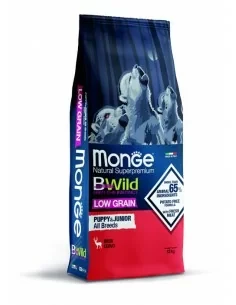 Monge BWild Puppy  & Junior Jeleń 12kg 