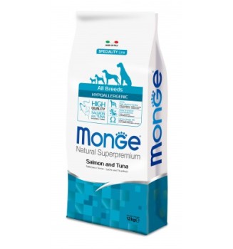 Monge Specjality Line Hypoallergenic  Łosoś z tuńczykiem 2,5kg