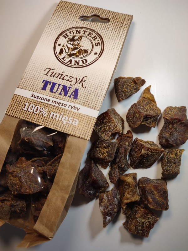 HUNTER'S LAND Suszone mięso 100% TUŃCZYK polędwica 80g