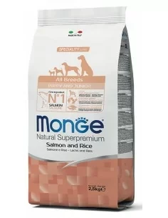 MONGE SPECIALITY LINE Puppy Łosoś z ryżem 2,5kg