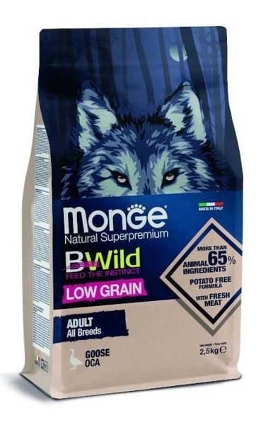 MONGE BWILD Adult Gęś 2,5kg