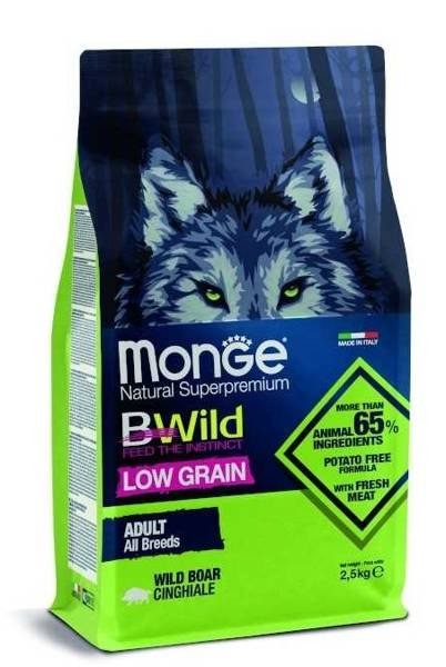 MONGE BWILD Adult Dzik 2,5kg