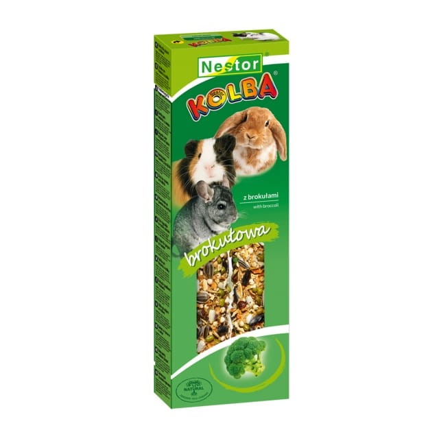 NESTOR Kolba BROKUŁOWA dla królików i gryzoni 2szt./115g