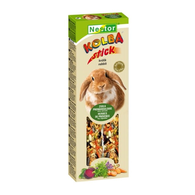NESTOR Kolba DLA KRÓLIKÓW z ziołami, sianem i warzywami 2szt./115g