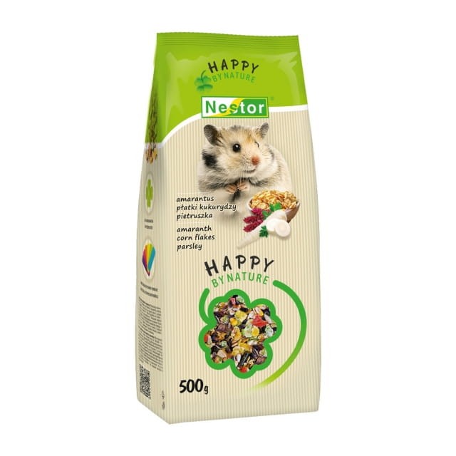 NESTOR Pokarm HAPPY BY NATURE dla chomików 500g