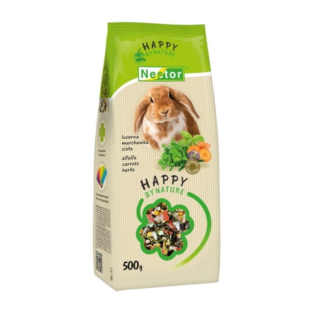 NESTOR Pokarm HAPPY BY NATURE dla królików 500g