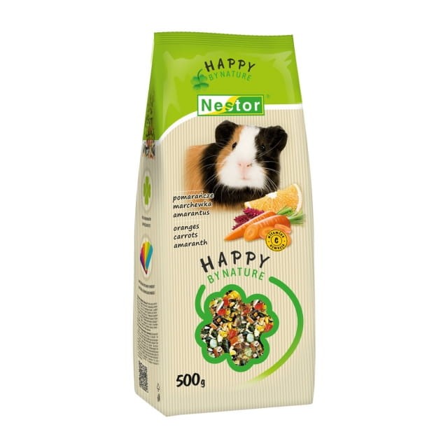 NESTOR Pokarm HAPPY BY NATURE dla świnek morskich 500g
