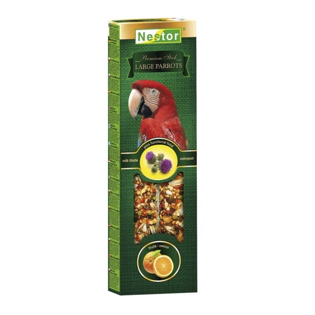 NESTOR Kolba PREMIUM XXL dla dużych papug 2szt./165g