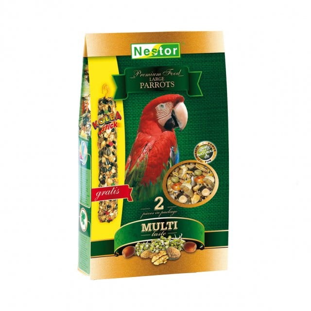NESTOR Pokarm PREMIUM Multi-Taste dla dużych papug 1400ml/630g