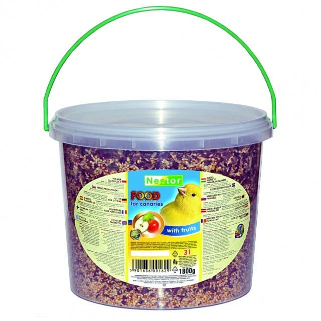 NESTOR Pokarm dla KANARKÓW - wiaderko 3L / 1800g