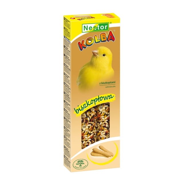 NESTOR Kolba BISZKOPTOWA dla kanarków 2szt./85g