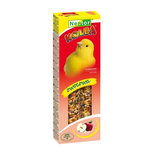 NESTOR Kolba OWOCOWA dla kanarków 2szt./85g