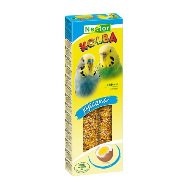 NESTOR Kolba JAJECZNA dla małych papug 2szt./85g