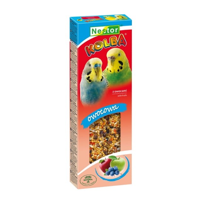 NESTOR Kolba OWOCOWA dla małych papug 2szt./85g