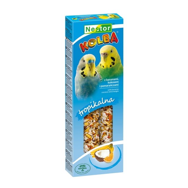 NESTOR Kolba TROPIKALNA dla małych papug 2szt./85g