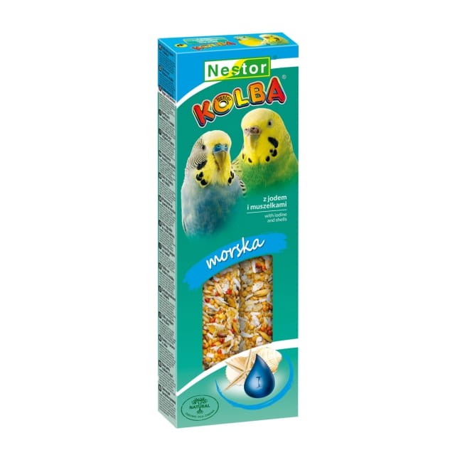 NESTOR Kolba MORSKA dla małych papug 2szt./85g
