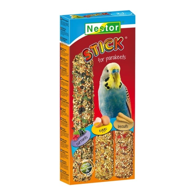 NESTOR Kolba 3w1 dla MAŁYCH PAPUG porzeczki, jajka, biszkopty 3szt./130g