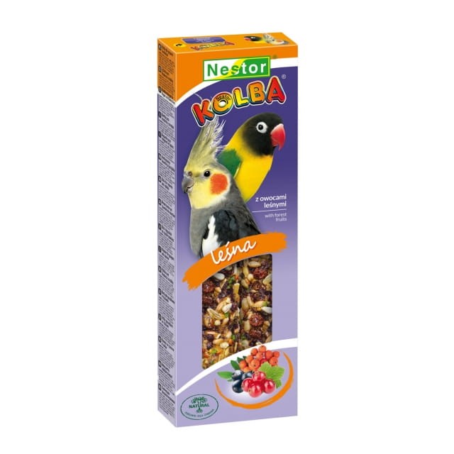 NESTOR Kolba LEŚNA dla średnich papug 2szt./115g