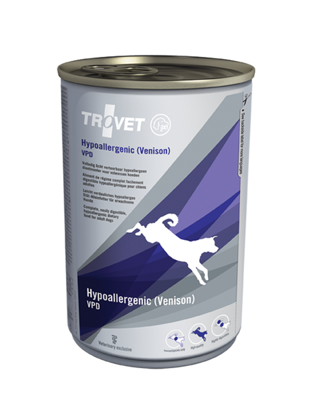 Trovet Dog Hypoallergenic VPD Dziczyzna 400g