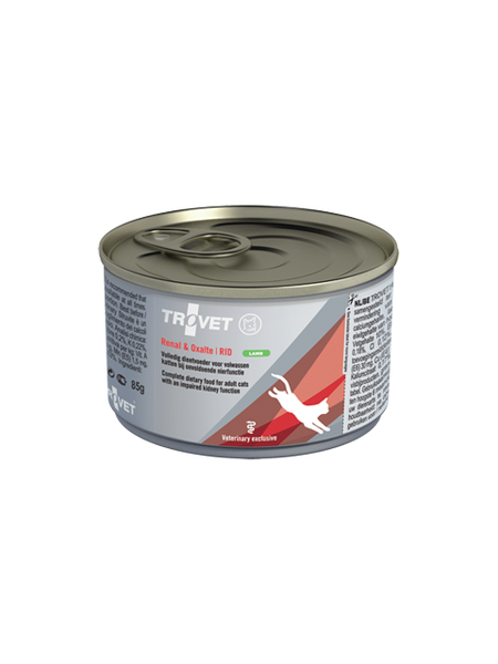 Trovet Cat Renal - Oxalate RID Jagnięcina puszka 100g