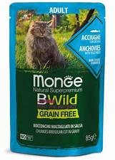 Monge BWild Cat Adult Anchois z warzywami w sosie 85g