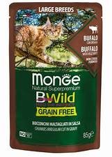 Monge BWild Cat Adult Large Bawół z warzywami w sosie 85g