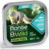 Monge BWild Cat Adult Pasztet z dorszem 100g