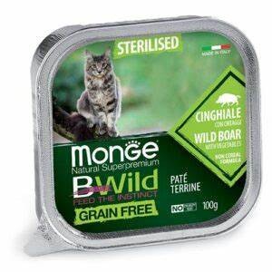 Monge BWild Cat Sterilised Pasztet z dzikiem 100g