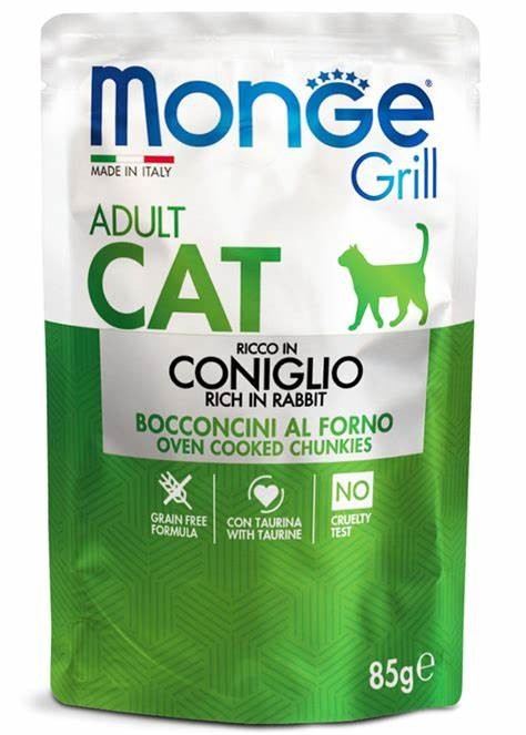 Monge Cat Grill Adult Królik saszetka 85g