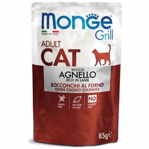 Monge Cat Grill Adult Jagnięcina saszetka 85g