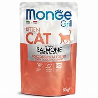 Monge Cat Grill Kitten Łosoś saszetka 85g