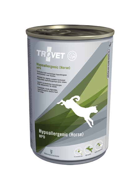 Trovet Dog Hypoallergenic HPD Konina puszka 400g