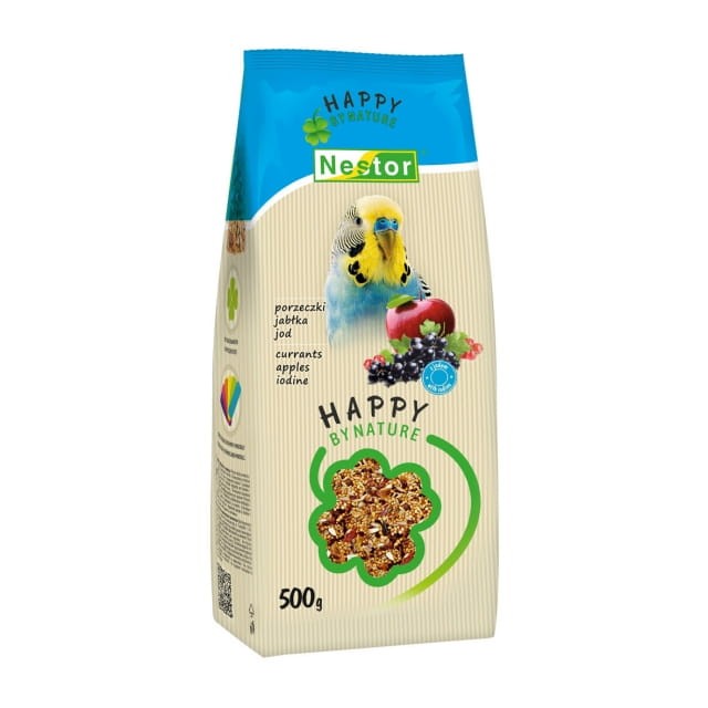 NESTOR Pokarm HAPPY BY NATURE dla papugi małej 500g