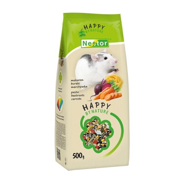 NESTOR Pokarm HAPPY BY NATURE dla szczurów 500g