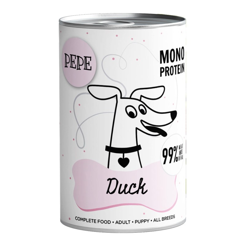 Paka Zwierzaka PEPE Monoprotein Duck 400g