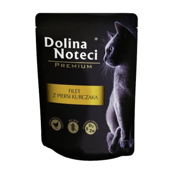 Dolina Noteci Premium Filet z piersi kurczaka dla kota 85g 