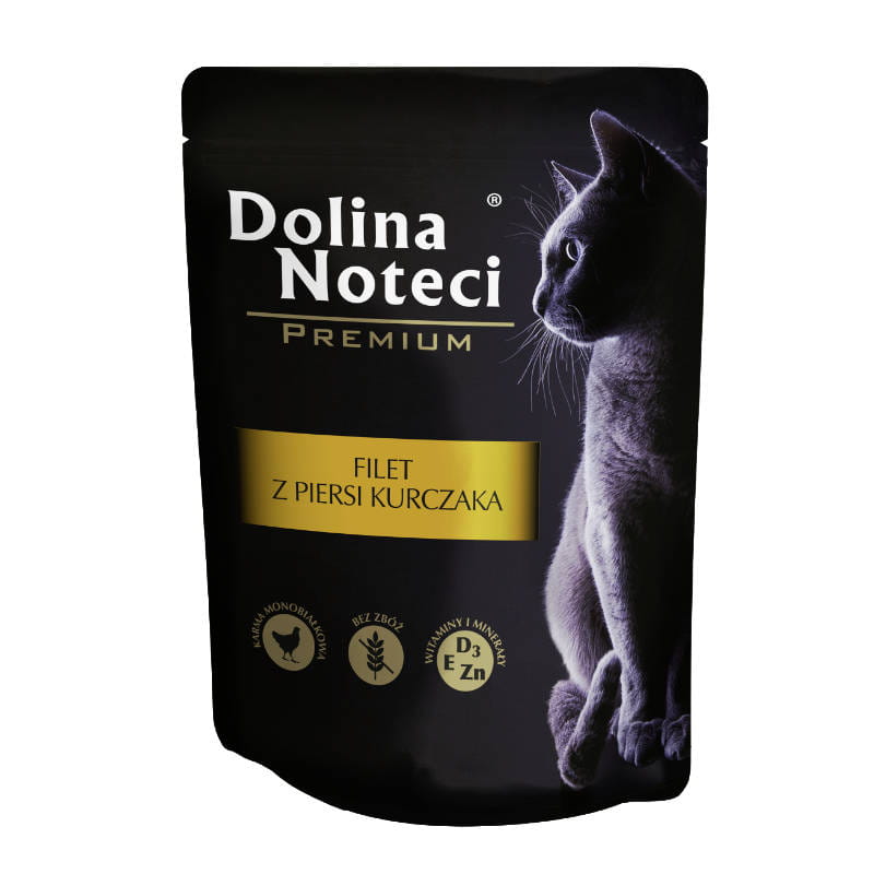 Dolina Noteci Premium Filet z piersi kurczaka dla kota 85g