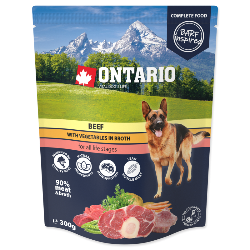 Ontario Wołowina z warzywami w bulionie 300g