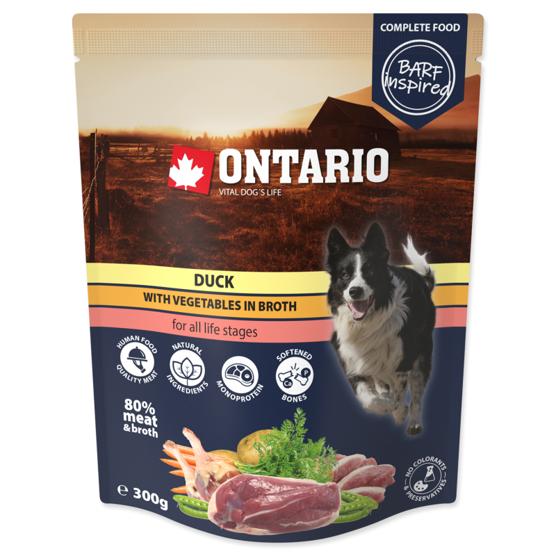 Ontario Kaczka z warzywami w bulionie 300g